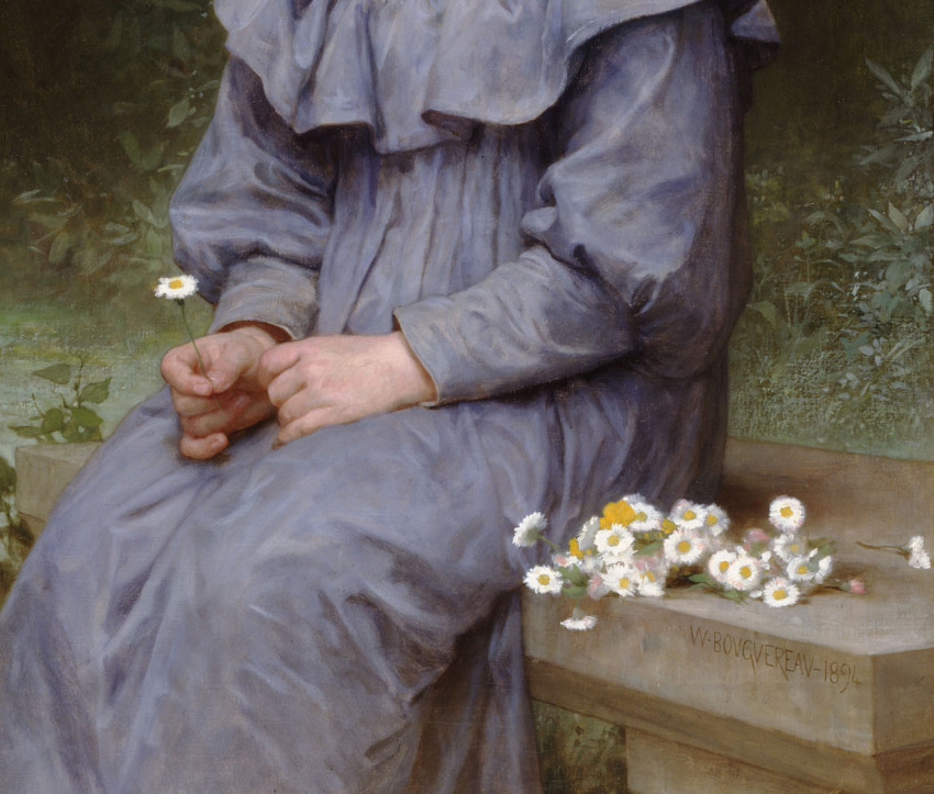 Pâquerettes (french for »daisies«) by William-Adolphe Bouguereau